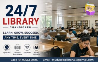 24/7 Library in Chandigarh