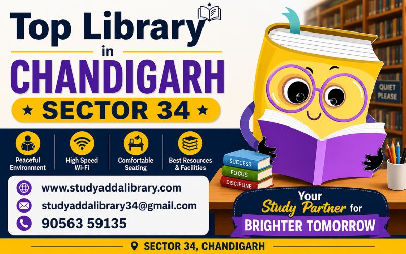 Top Library in Chandigarh Sector 34